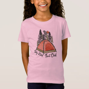 T-Shirt Tente de camping Reste sauvage Tente enfant avec d