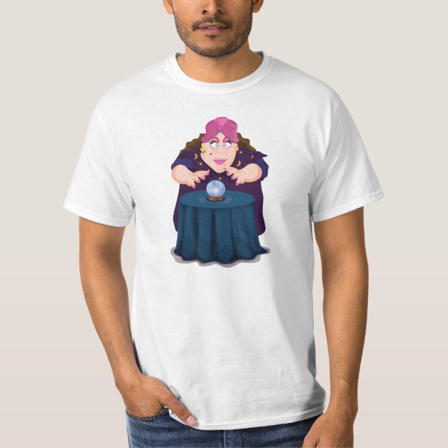 T-shirt Tente de diseuse de bonne aventure (Devant)