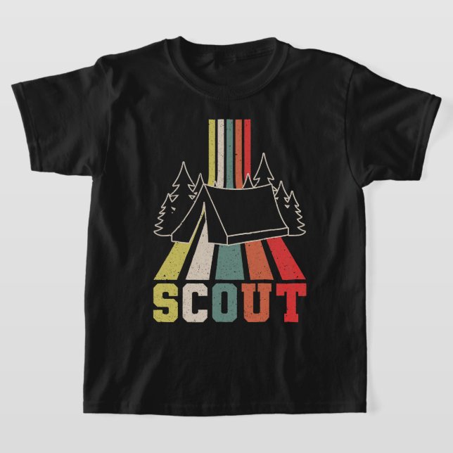 T-shirt Tente rétro Scout (Poser)