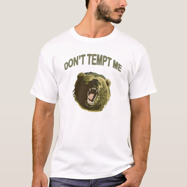 T-shirt Tentez-moi ours (Devant)