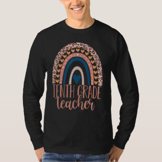 T-shirt Tenth Grade Teacher 10th Grade Teacher Back To Sch