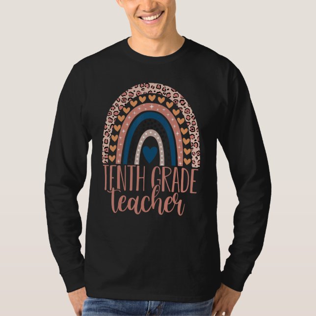 T-shirt Tenth Grade Teacher 10th Grade Teacher Back To Sch (Devant)