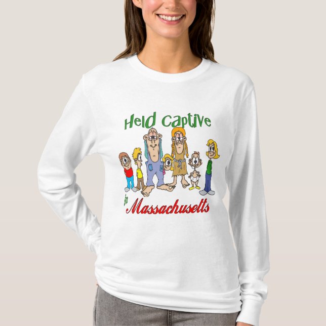 T-shirt Tenu captif dans le Massachusetts (Devant)