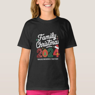 T-shirt Tenue assortie de Noël en famille 2024 Squad Xmas