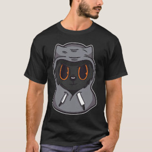 T-shirt Tenue Bombay Chat Noir Pour Chats Blackcat Chat