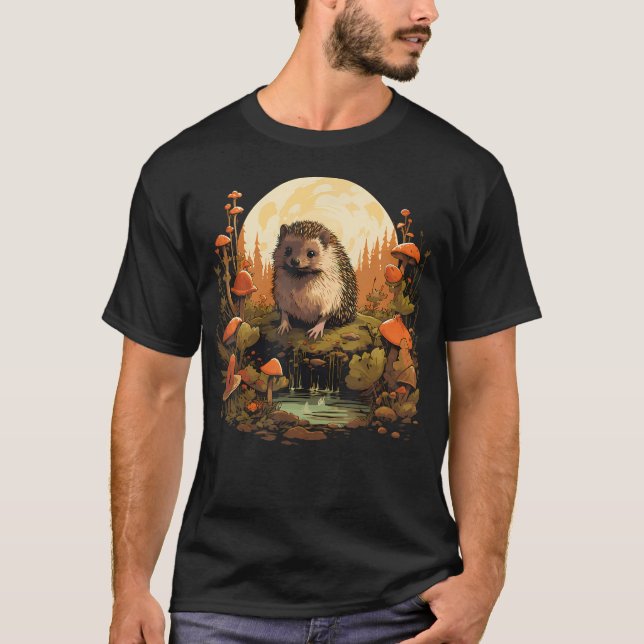 T-shirt Tenue champêtre de hérisson pour (Devant)