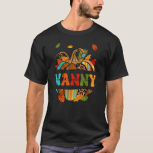 T-shirt Tenue d'automne Nanny Merci Reconnaissant Bénie
