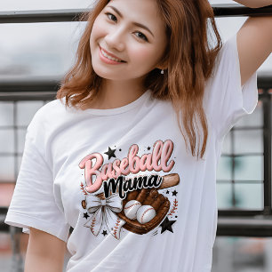 T-shirt Tenue de baseball maman femmes