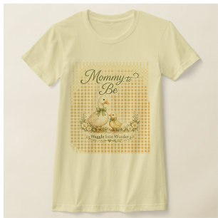 T-shirt Tenue de bébé canard pour Baby Shower Entrer dans