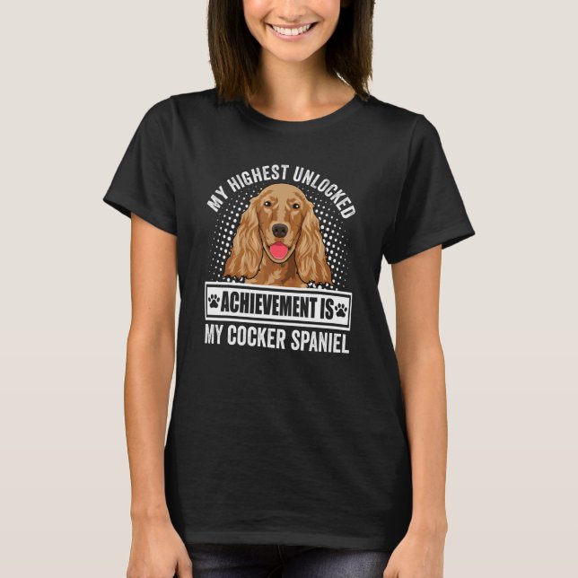 T-shirt Tenue de Cocker Spaniel  Cocker Spaniel (Devant)