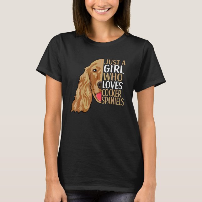 T-shirt Tenue de Cocker Spaniel  Cocker Spaniel 4 (Devant)