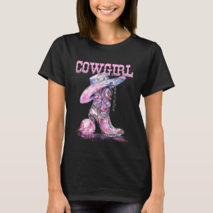 T-shirt Tenue de concert Country Cowgirl pour femmes, jeun