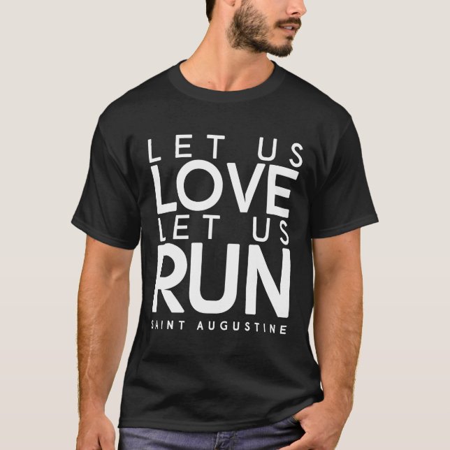 T-shirt Tenue de course catholique St Augustine 5K Maratho (Devant)