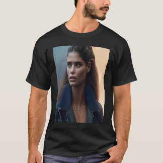 T-shirt Tenue de femme Inspiration Collier Doré Cheveux Do
