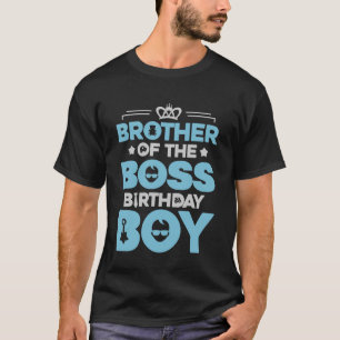 T-shirt Tenue de fête d'anniversaire du frère du patron co