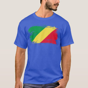 T-shirt Tenue de la République du Congo Drapeau de la Rép