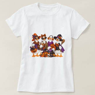 T-shirt Tenue de l'escouade de l'oie d'Halloween Sorcière