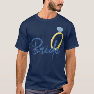 T-shirt Tenue de mariée tendance pour la fête