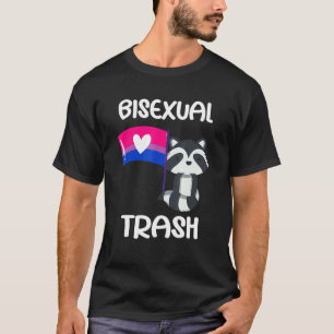 T-shirt Tenue de panda poubelle bisexuel Gay Bi Pride LGBT
