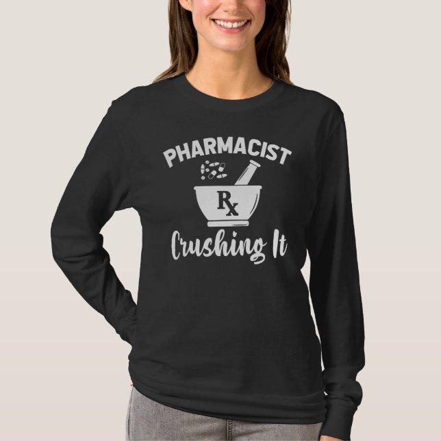 T-shirt Tenue De Pharmacie Pour Un Pharmaciste Pharm Tech (Devant)