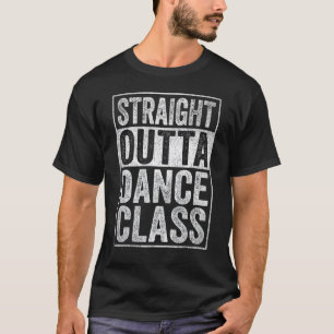 T-shirt Tenue de professeur de danse dansant tout droit ho