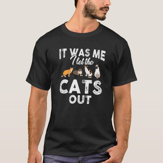 T-shirt Tenue de propriétaire de chats et chatons mignons  (Devant)