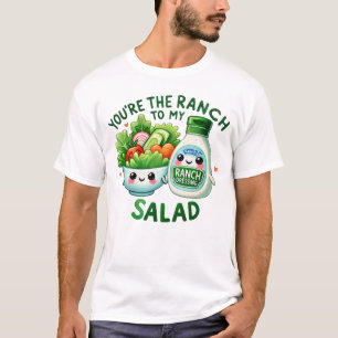 T-shirt Tenue de ranch Kawaii et art de la salade