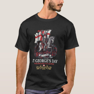 T-shirt Tenue de St Georges pour Hommes et Chevalier Saint