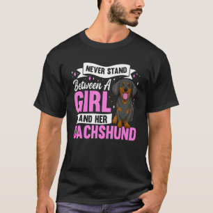 T-shirt Tenue de teckel chien dogue