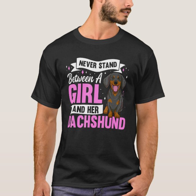 T-shirt Tenue de teckel chien dogue (Devant)