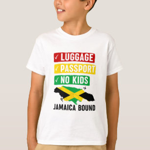 T-shirt Tenue de voyage de vacances jamaïcaines pour homme