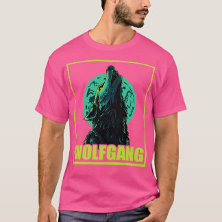 T-shirt Tenue de Wolfgang Wolf pour la fête du prénom avec