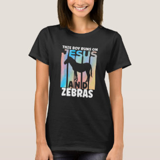 T-shirt Tenue de zèbre pour amateurs de zèbres pour garçon