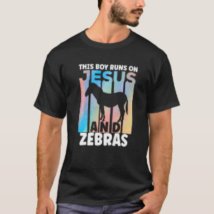 T-shirt Tenue de zèbre pour amateurs de zèbres pour garçon