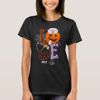 T-shirt Tenue d'infirmière citrouille PCT ambiance Hallowe