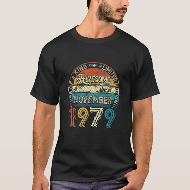 T-shirt Tenue édition limitée novembre 1979 Rétro 42e anni (Devant)