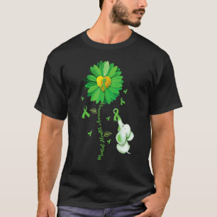 T-shirt Tenue éléphant tournesol bleu pour la santé mental
