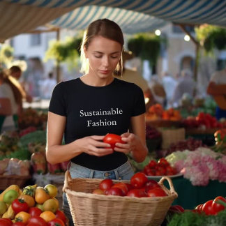 T-shirt tenue esthétique citation mode durable