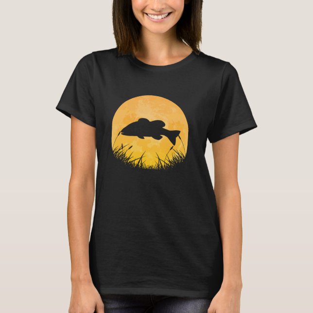 T-shirt Tenue facile Halloween Cod Poisson Cusk Scrod Lune (Devant)