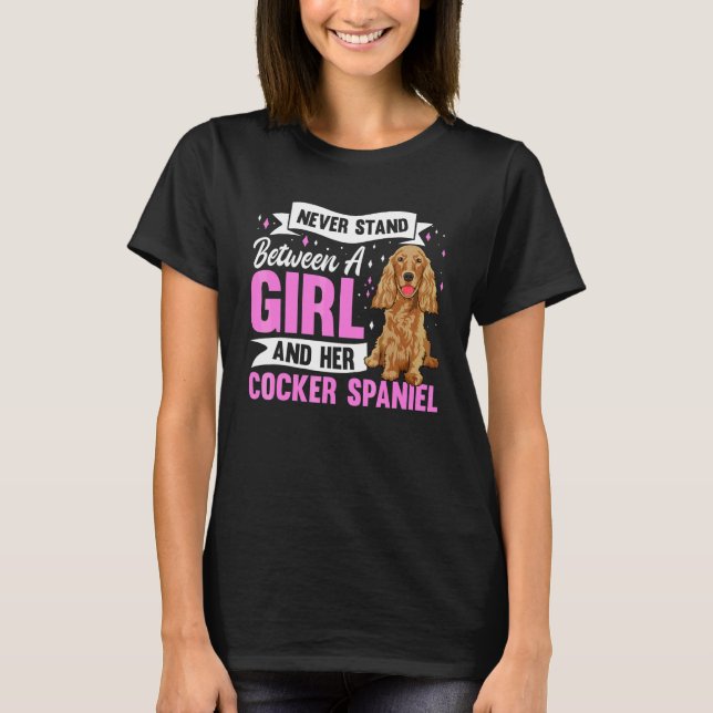 T-shirt Tenue pour Chien Cocker Spaniel  Cocker Spaniel (Devant)