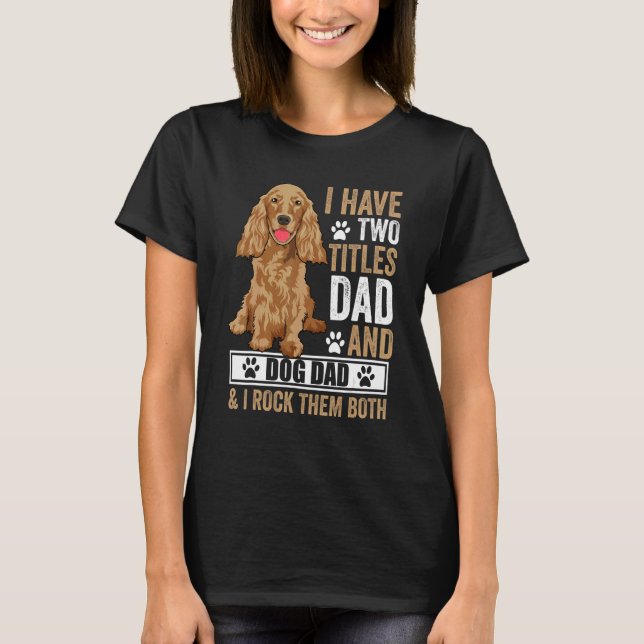 T-shirt Tenue pour Chien Cocker Spaniel   Cocker Spaniel (Devant)