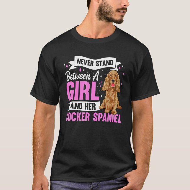 T-shirt Tenue pour Chien Cocker Spaniel  Cocker Spaniel (Devant)