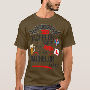 T-shirt Tenue pour enterrement de vie de garçon du marié &