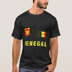 T-shirt Tenue Sénégal Vert Vêtement Sénégal Design Vêtemen