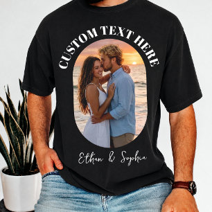 T-shirt Tenues de lune de miel pour couple avec photo pers