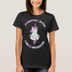 T-shirt Tenues de méditation pour la santé Yogi Yogini Fil