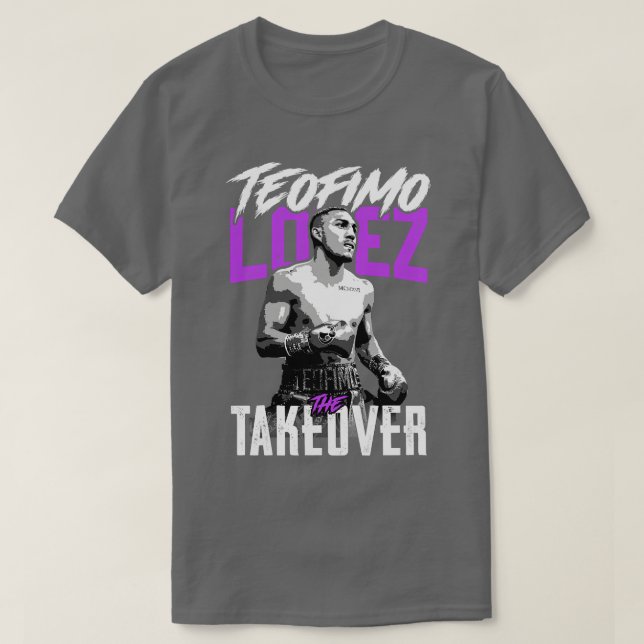 T-shirt Teofimo LopezLa prise de contrôle (Design devant)