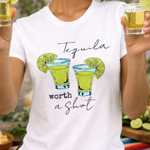 T-shirt Tequila Cool Ça Vaut Un Coup