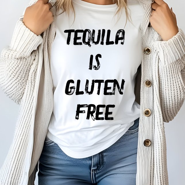 T-shirt Tequila Drôle est sans gluten (Créateur téléchargé)