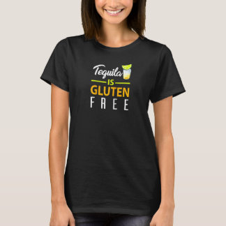 T-shirt Tequila est sans gluten Raglan